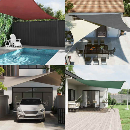 vidaXL Sunshade Sail Oxford Fabric Square 4x4 m Yellow