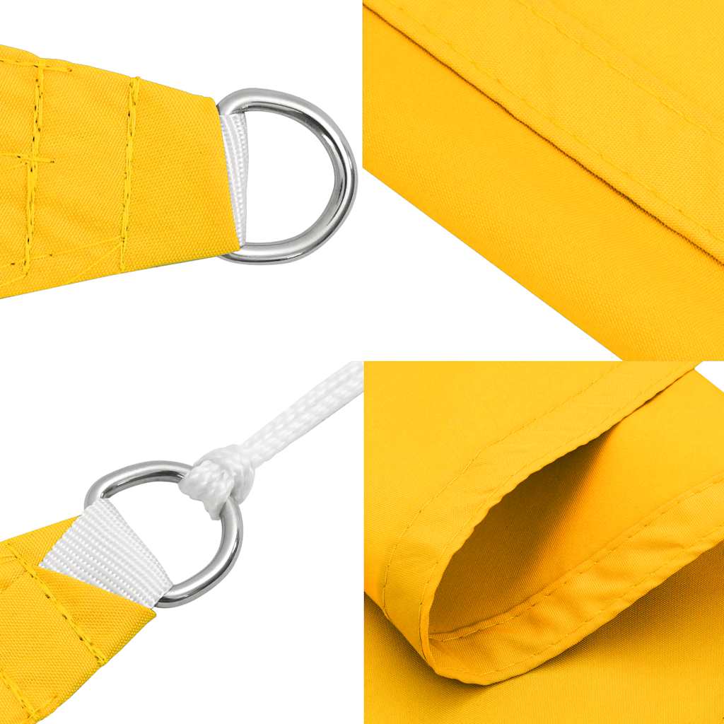 vidaXL Sunshade Sail Oxford Fabric Square 4x4 m Yellow