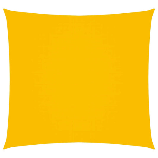vidaXL Sunshade Sail Oxford Fabric Square 6x6 m Yellow