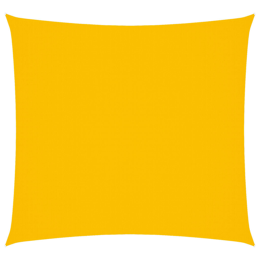 135582 vidaXL Sunshade Sail Oxford Fabric Square 6x6 m Yellow