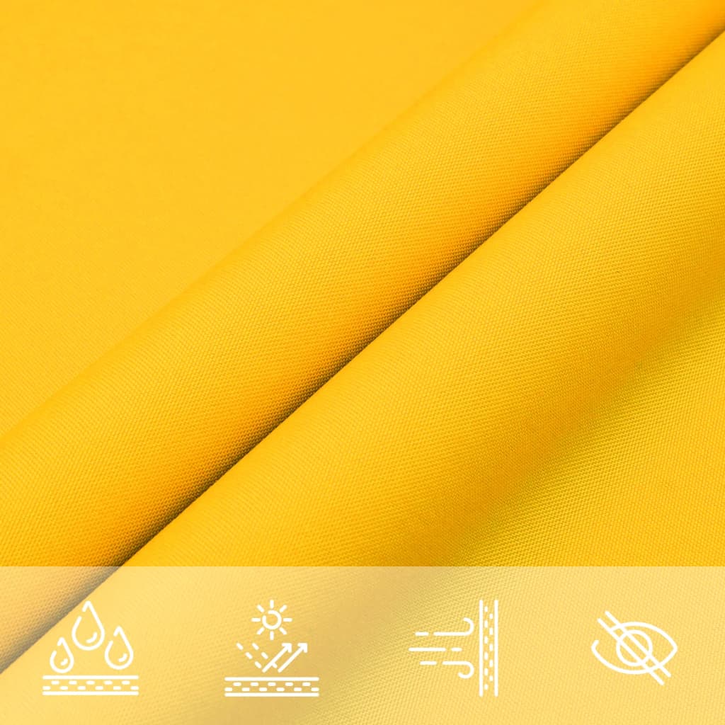 vidaXL Sunshade Sail Oxford Fabric Rectangular 2x2.5 m Yellow
