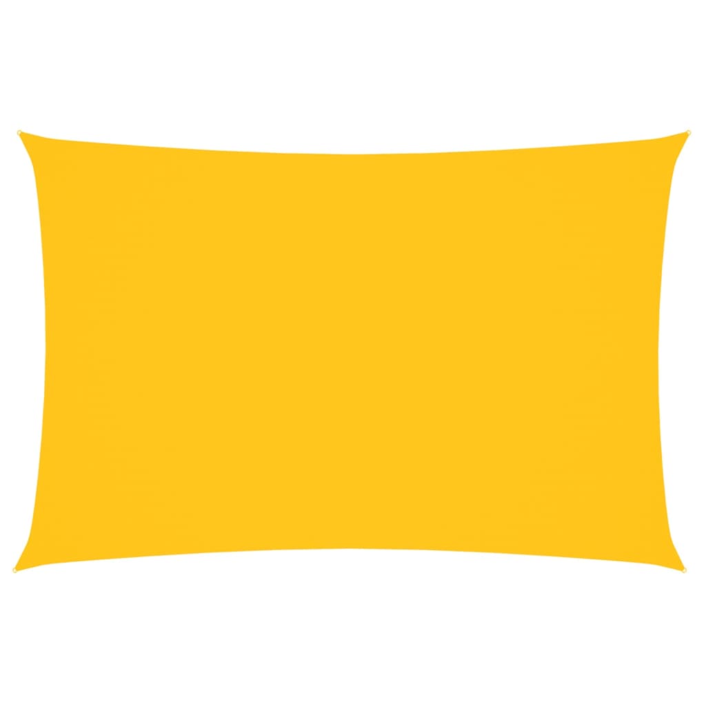 vidaXL Sunshade Sail Oxford Fabric Rectangular 2x4 m Yellow