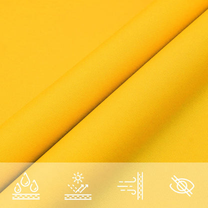 vidaXL Sunshade Sail Oxford Fabric Rectangular 2x4 m Yellow
