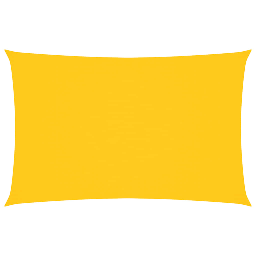 vidaXL Sunshade Sail Oxford Fabric Rectangular 2x4.5 m Yellow