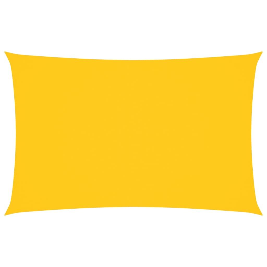 vidaXL Sunshade Sail Oxford Fabric Rectangular 2x5 m Yellow