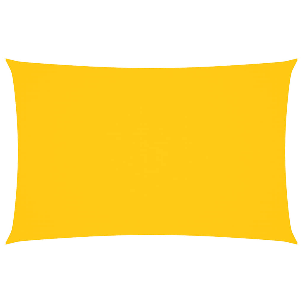vidaXL Sunshade Sail Oxford Fabric Rectangular 2.5x5 m Yellow