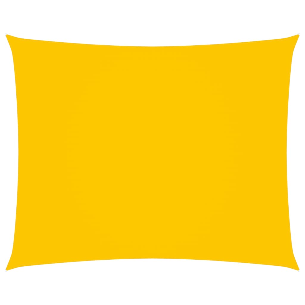 vidaXL Sunshade Sail Oxford Fabric Rectangular 3x4 m Yellow