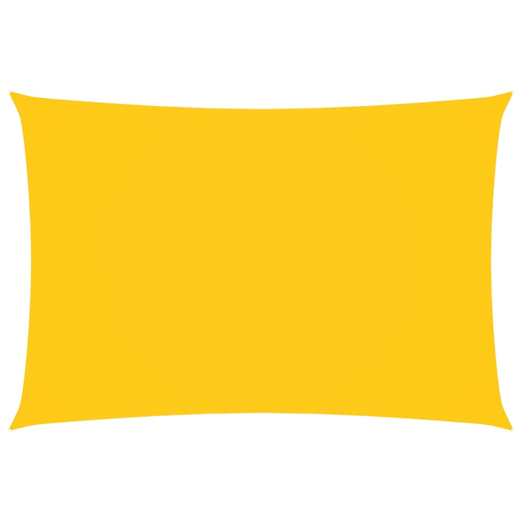 vidaXL Sunshade Sail Oxford Fabric Rectangular 3x5 m Yellow