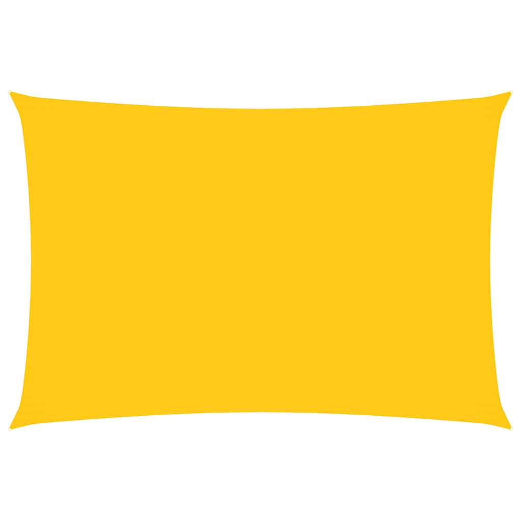 vidaXL Sunshade Sail Oxford Fabric Rectangular 3x5 m Yellow
