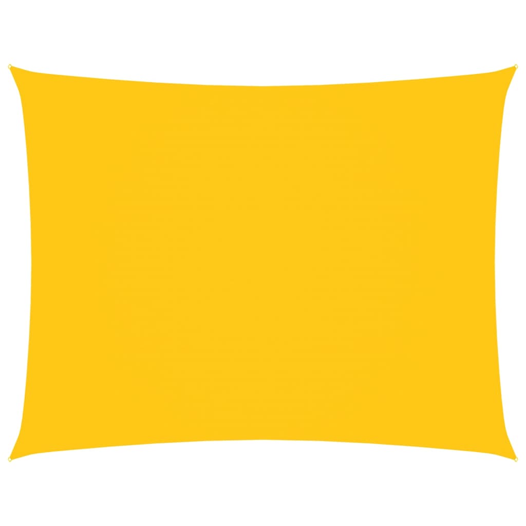 vidaXL Sunshade Sail Oxford Fabric Rectangular 3.5x4.5 m Yellow