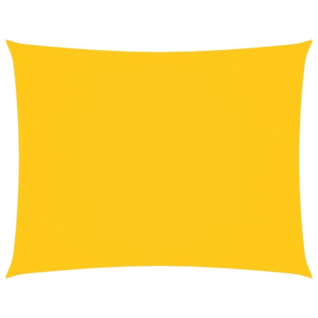 vidaXL Sunshade Sail Oxford Fabric Rectangular 3.5x5 m Yellow