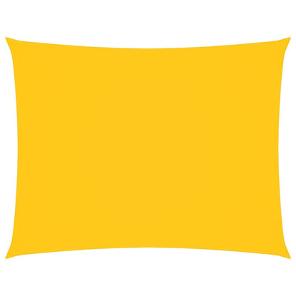 vidaXL Sunshade Sail Oxford Fabric Rectangular 3.5x5 m Yellow