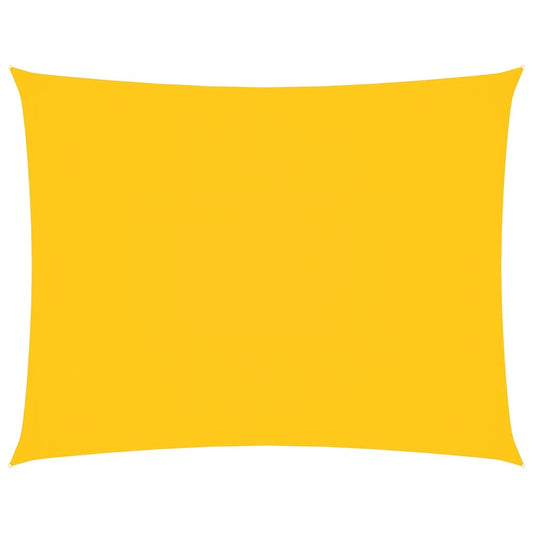 vidaXL Sunshade Sail Oxford Fabric Rectangular 3.5x5 m Yellow