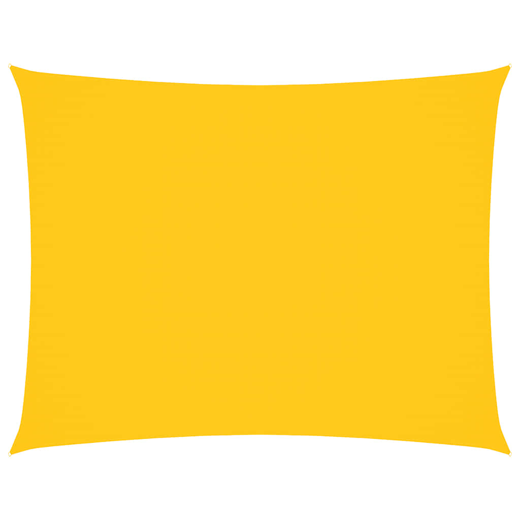 vidaXL Sunshade Sail Oxford Fabric Rectangular 3.5x5 m Yellow