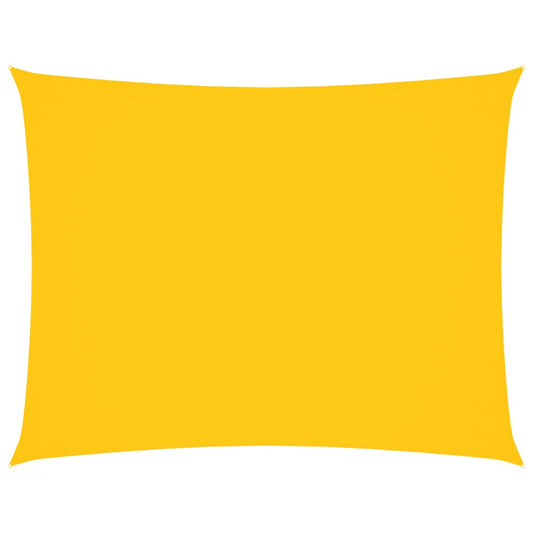 vidaXL Sunshade Sail Oxford Fabric Rectangular 4x5 m Yellow
