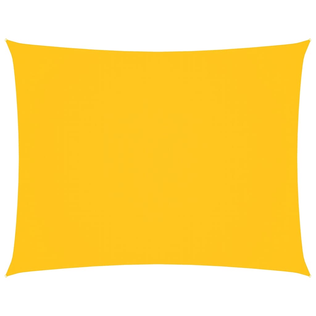 vidaXL Sunshade Sail Oxford Fabric Rectangular 4x6 m Yellow