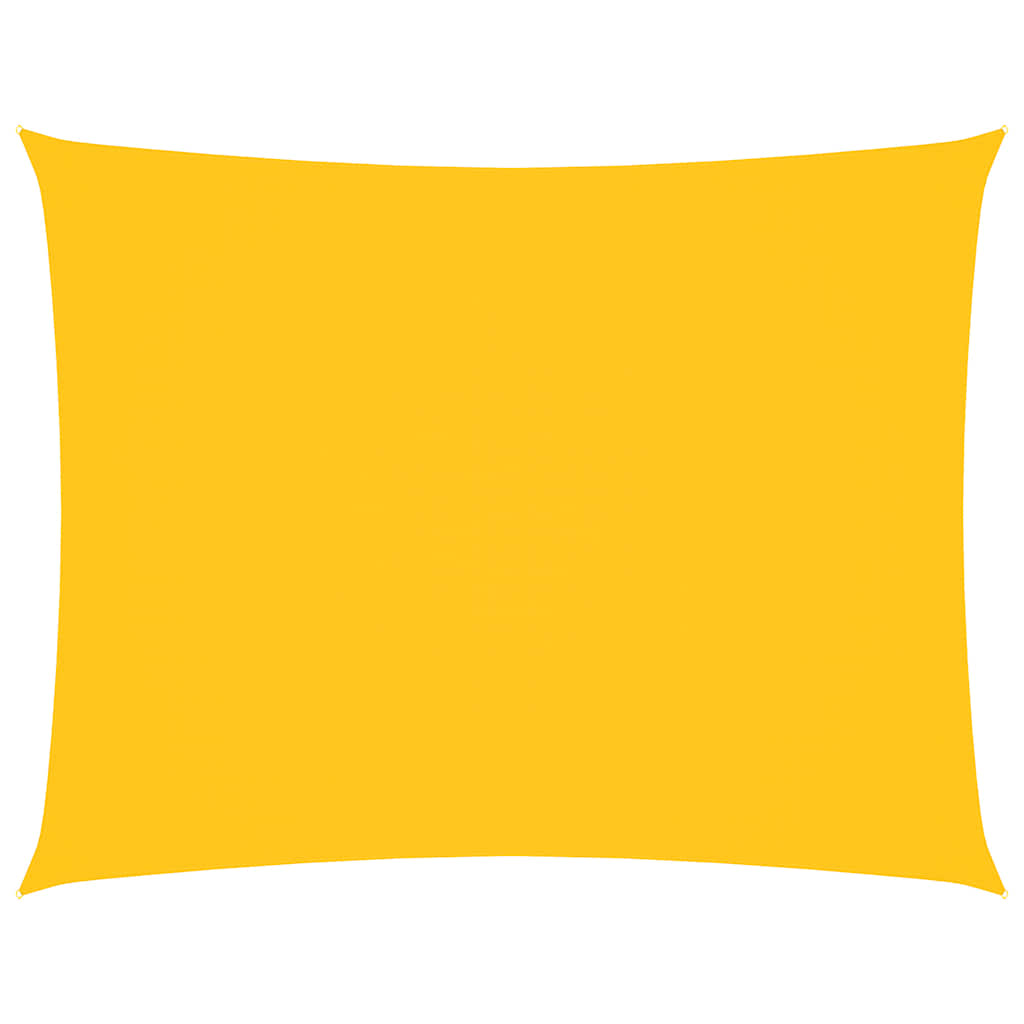 vidaXL Sunshade Sail Oxford Fabric Rectangular 4x6 m Yellow