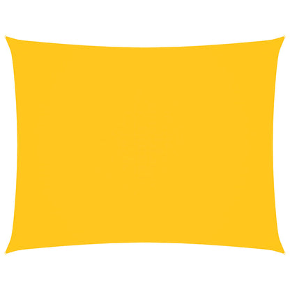 vidaXL Sunshade Sail Oxford Fabric Rectangular 4x6 m Yellow