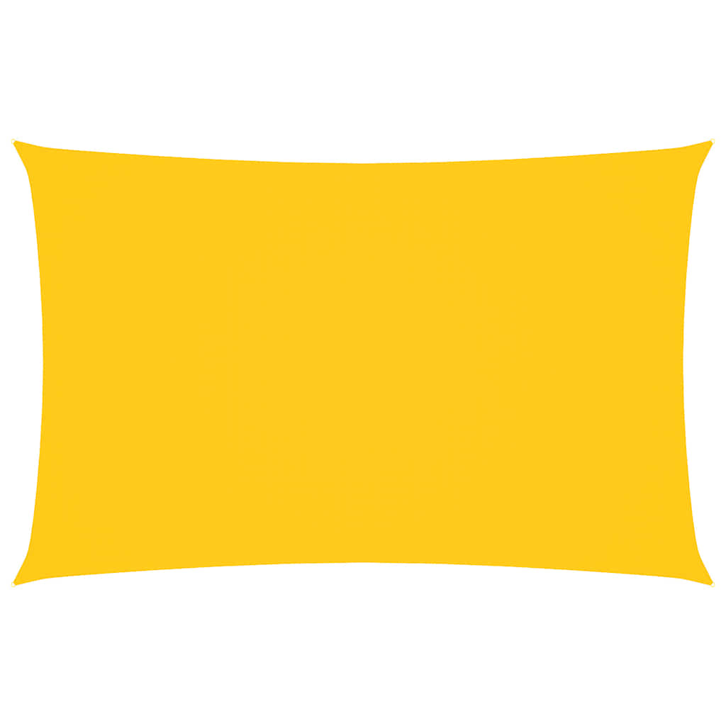 vidaXL Sunshade Sail Oxford Fabric Rectangular 4x7 m Yellow