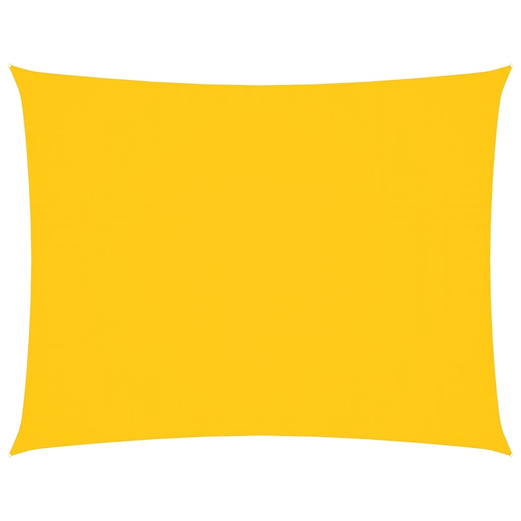 vidaXL Sunshade Sail Oxford Fabric Rectangular 5x6 m Yellow