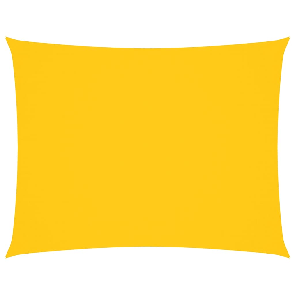 vidaXL Sunshade Sail Oxford Fabric Rectangular 5x7 m Yellow