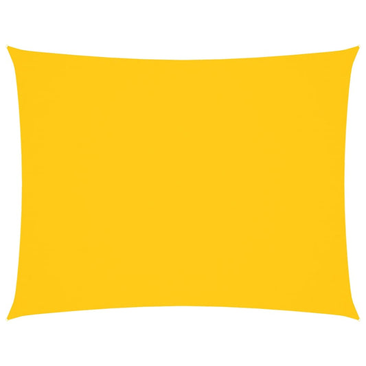 vidaXL Sunshade Sail Oxford Fabric Rectangular 5x7 m Yellow
