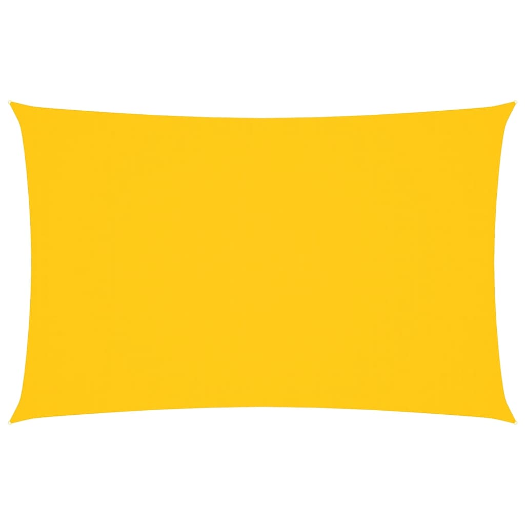 vidaXL Sunshade Sail Oxford Fabric Rectangular 5x8 m Yellow