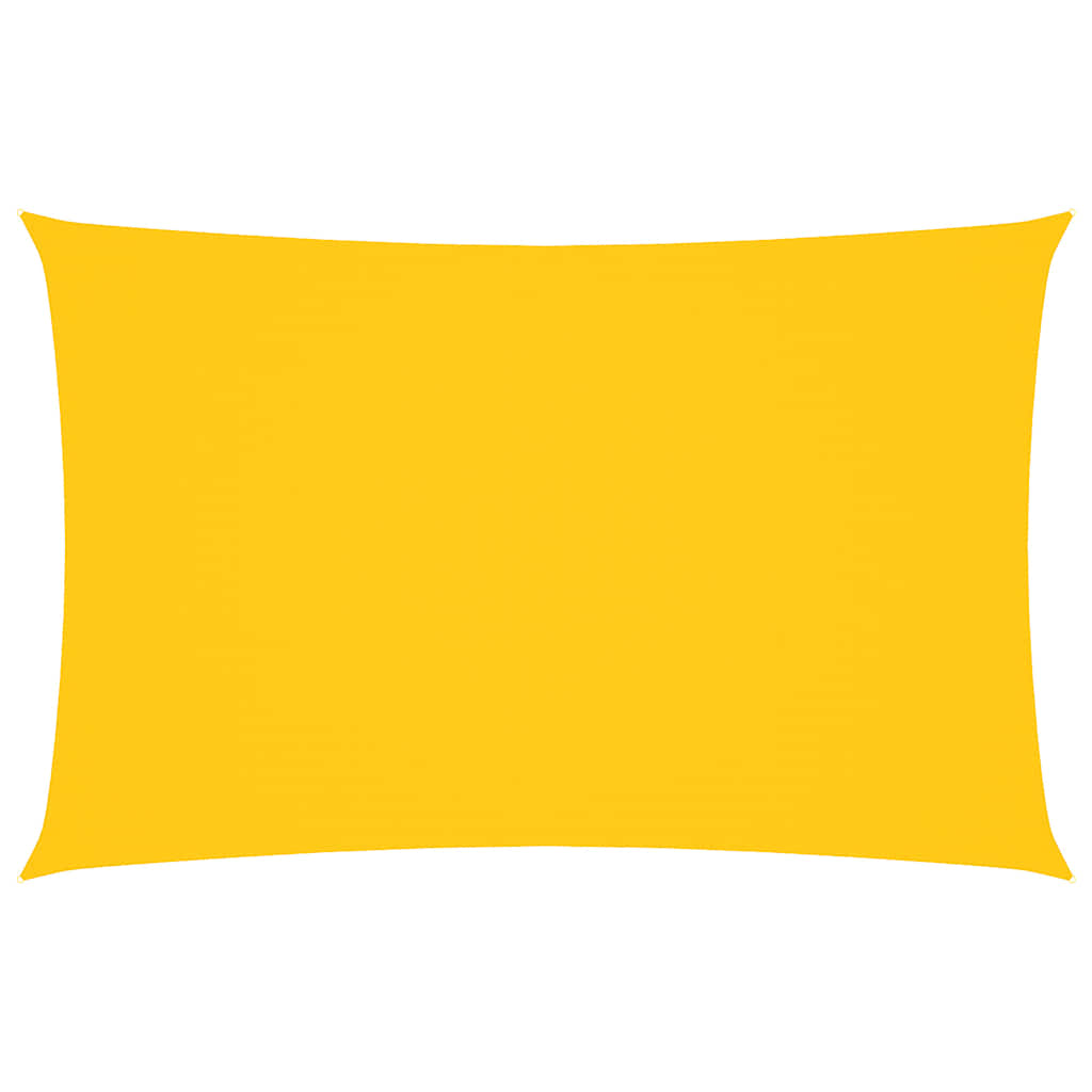 vidaXL Sunshade Sail Oxford Fabric Rectangular 5x8 m Yellow