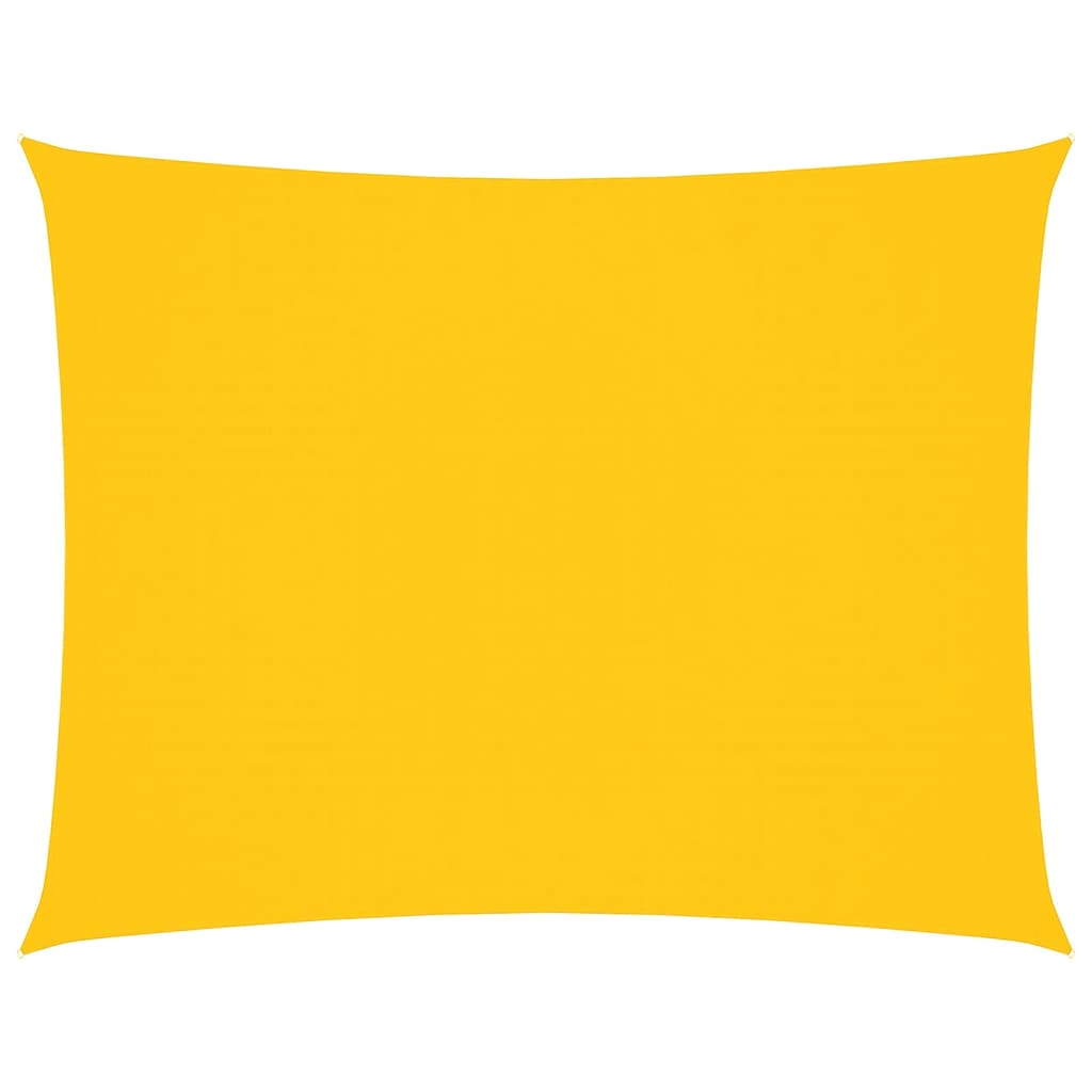 vidaXL Sunshade Sail Oxford Fabric Rectangular 6x7 m Yellow