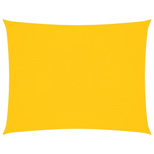 vidaXL Sunshade Sail Oxford Fabric Rectangular 6x7 m Yellow