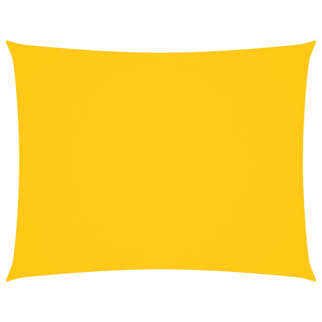 vidaXL Sunshade Sail Oxford Fabric Rectangular 6x8 m Yellow