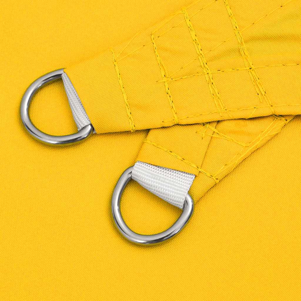 135613 vidaXL Sunshade Sail Oxford Fabric Triangular 3x4x5 m Yellow