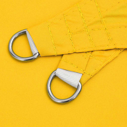135613 vidaXL Sunshade Sail Oxford Fabric Triangular 3x4x5 m Yellow