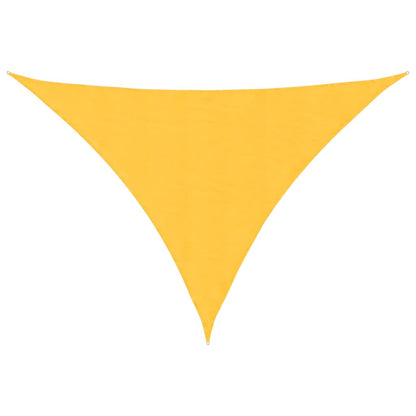 vidaXL Sunshade Sail Oxford Fabric Triangular 4x5x5 m Yellow