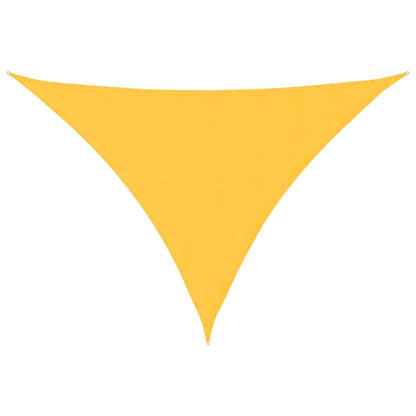 135619 vidaXL Sunshade Sail Oxford Fabric Triangular 4x5x5 m Yellow
