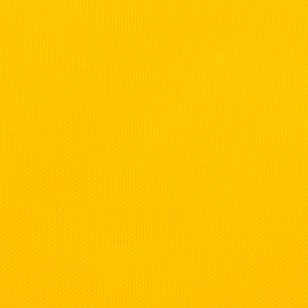 135621 vidaXL Sunshade Sail Oxford Fabric Triangular 5x6x6 m Yellow