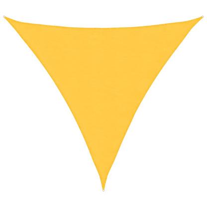 135625 vidaXL Sunshade Sail Oxford Fabric Triangular 6x6x6 m Yellow