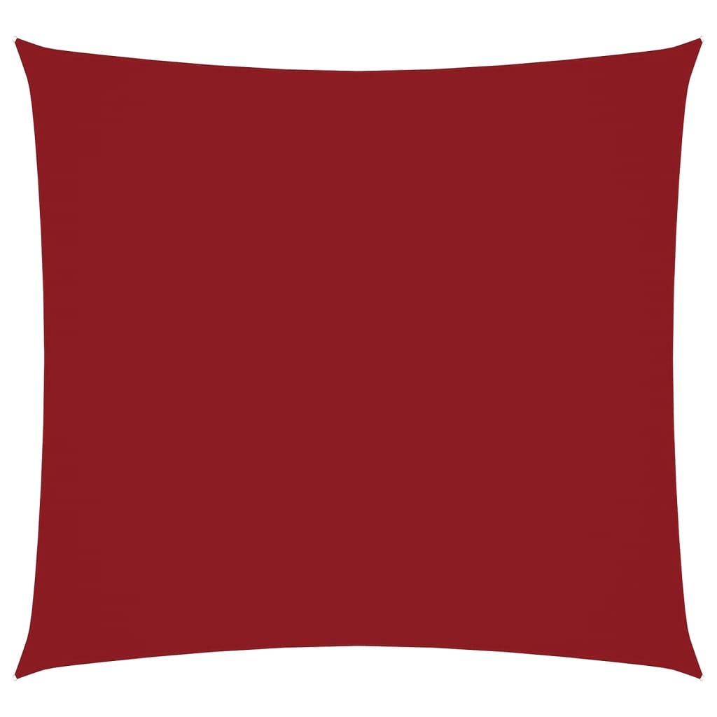 135630 vidaXL Sunshade Sail Oxford Fabric Square 2x2 m Red