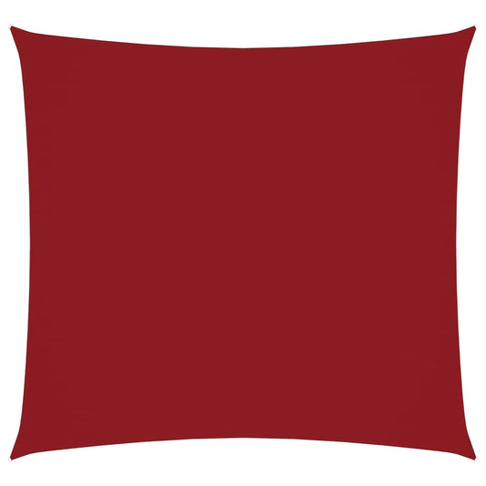 135630 vidaXL Sunshade Sail Oxford Fabric Square 2x2 m Red