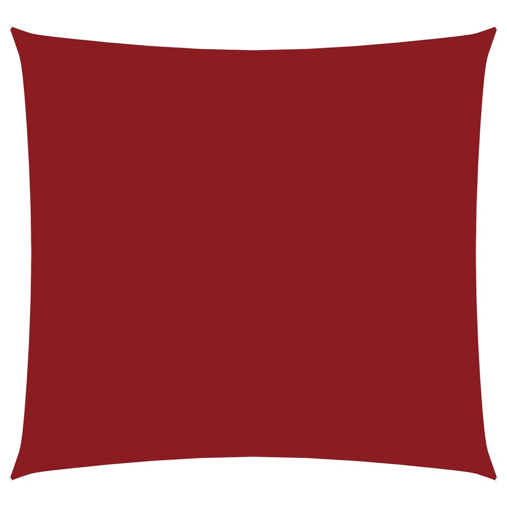 vidaXL Sunshade Sail Oxford Fabric Square 2.5x2.5 m Red