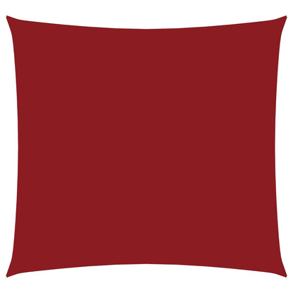 vidaXL Sunshade Sail Oxford Fabric Square 2.5x2.5 m Red