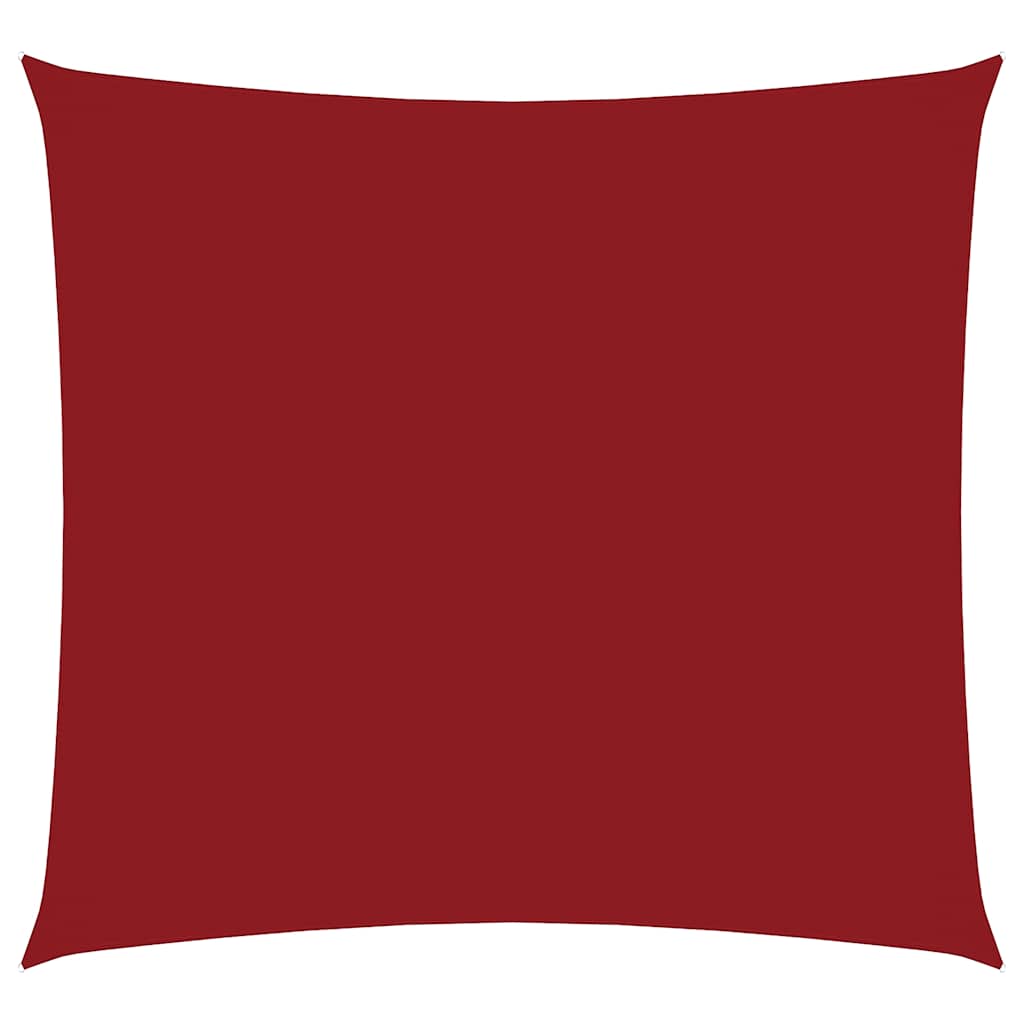 135633 vidaXL Sunshade Sail Oxford Fabric Square 3,6x3,6 m Red