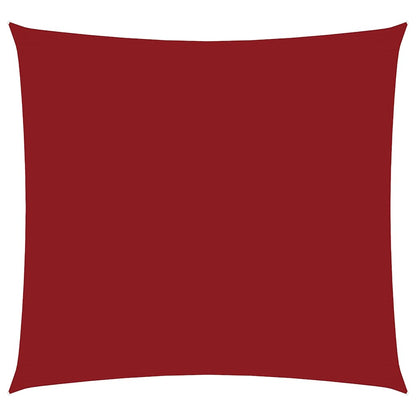 135633 vidaXL Sunshade Sail Oxford Fabric Square 3,6x3,6 m Red