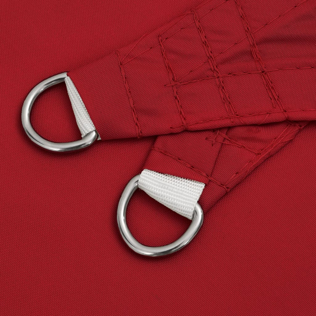 135633 vidaXL Sunshade Sail Oxford Fabric Square 3,6x3,6 m Red