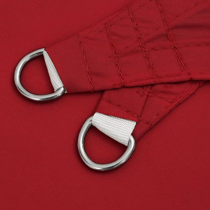 135633 vidaXL Sunshade Sail Oxford Fabric Square 3,6x3,6 m Red