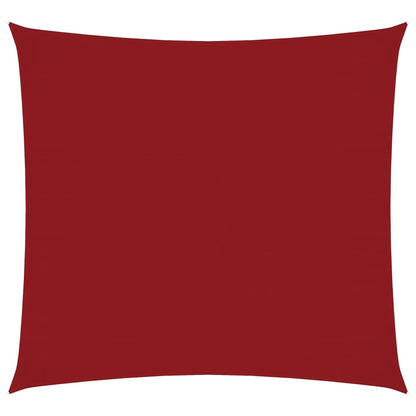 vidaXL Sunshade Sail Oxford Fabric Square 4x4 m Red