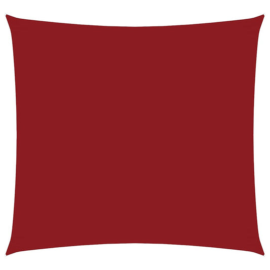 135635 vidaXL Sunshade Sail Oxford Fabric Square 4,5x4,5 m Red