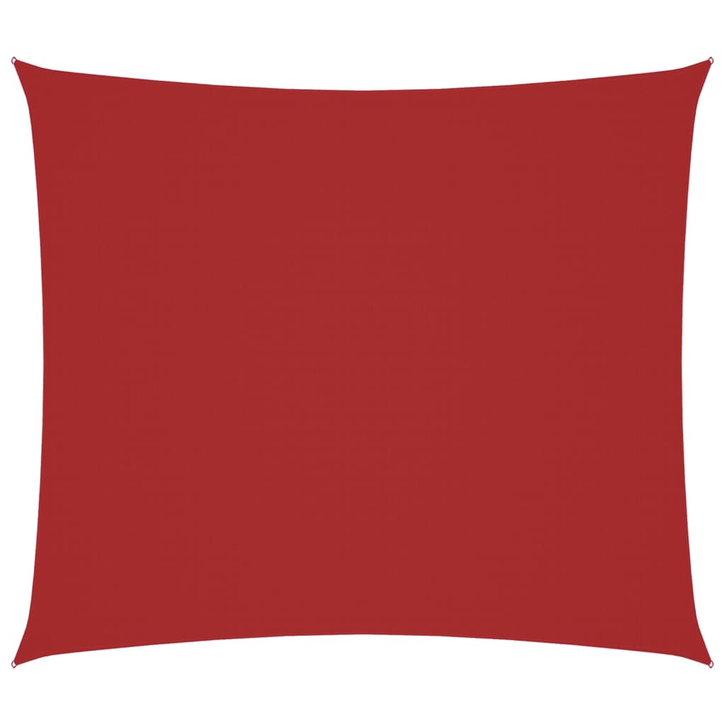 vidaXL Sunshade Sail Oxford Fabric Rectangular 2x2.5 m Red