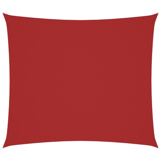 vidaXL Sunshade Sail Oxford Fabric Rectangular 2x2.5 m Red