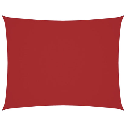 vidaXL Sunshade Sail Oxford Fabric Rectangular 2x3 m Red